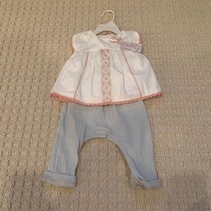 Brand new Tommy Bahama girls outfit (linen pants)